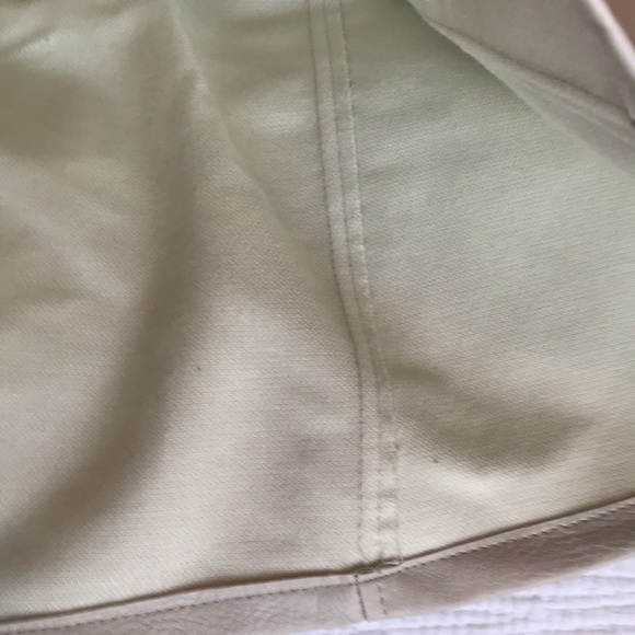 Zara Basics Faux Leather Skirt Light Putty Colour Size Small - Picture 8 of 9